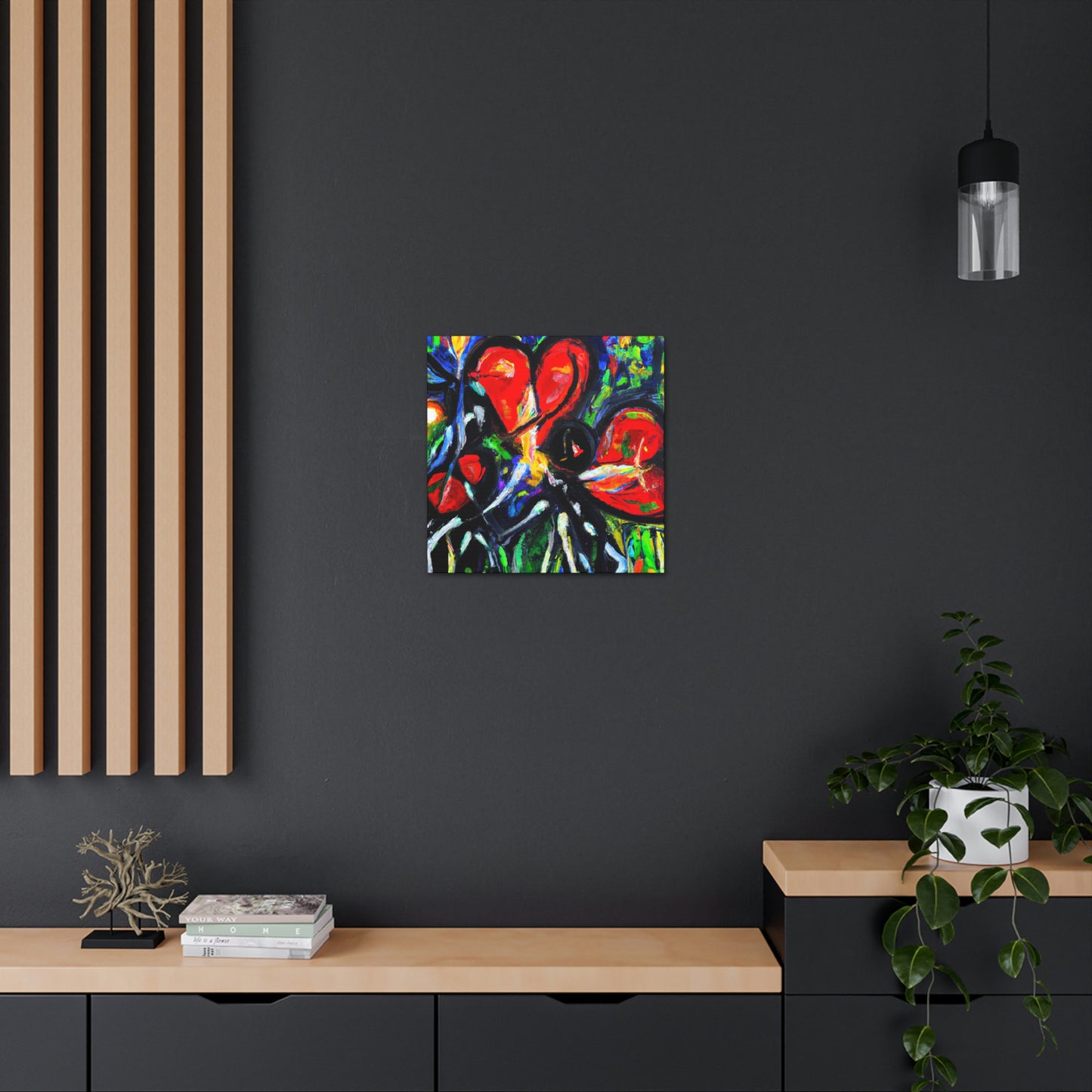 "Love and Fireflies Glow" - Canvas