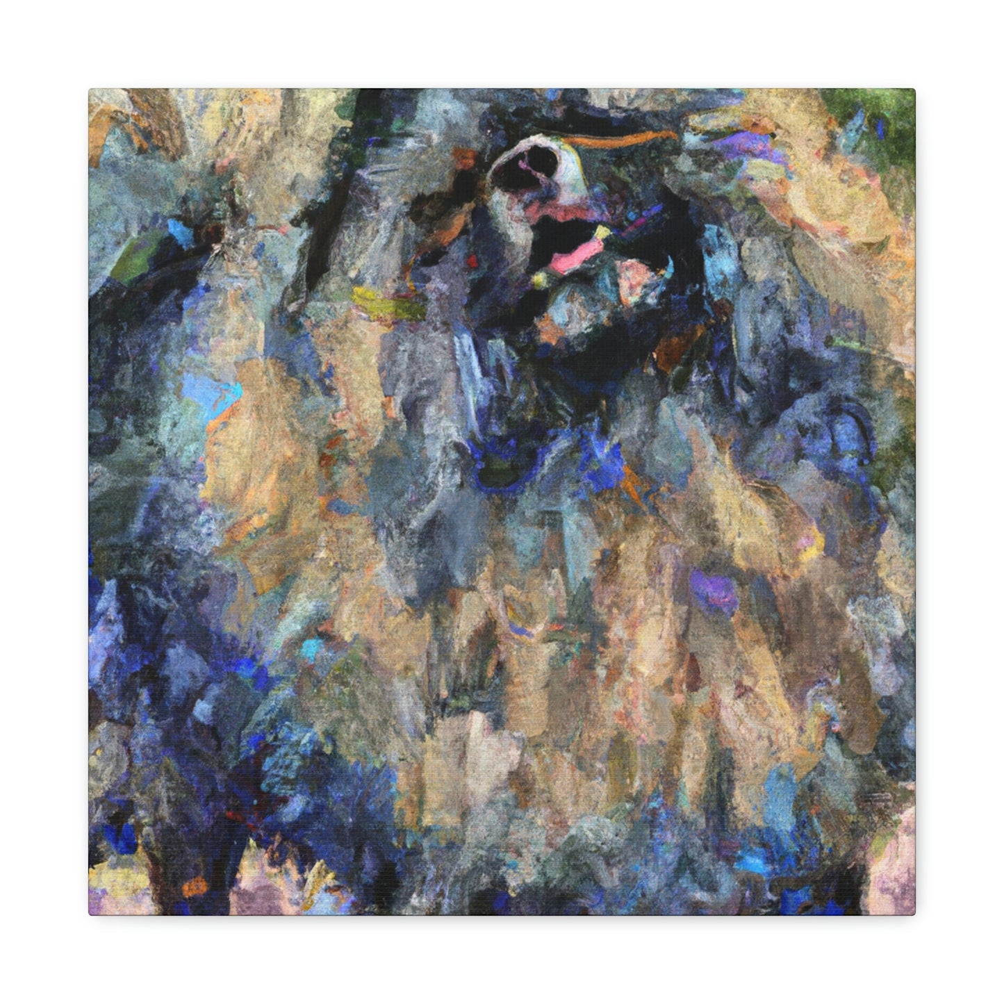 "Fur of a Keeshond" - Canvas