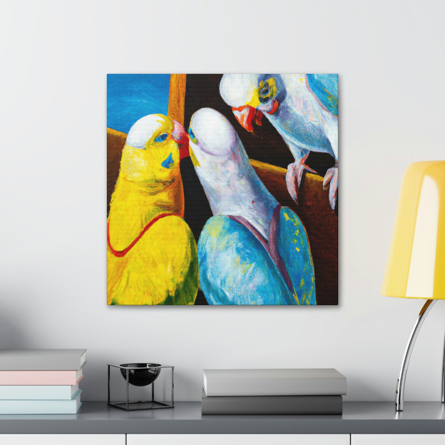 Parakeet Dreamscape - Canvas