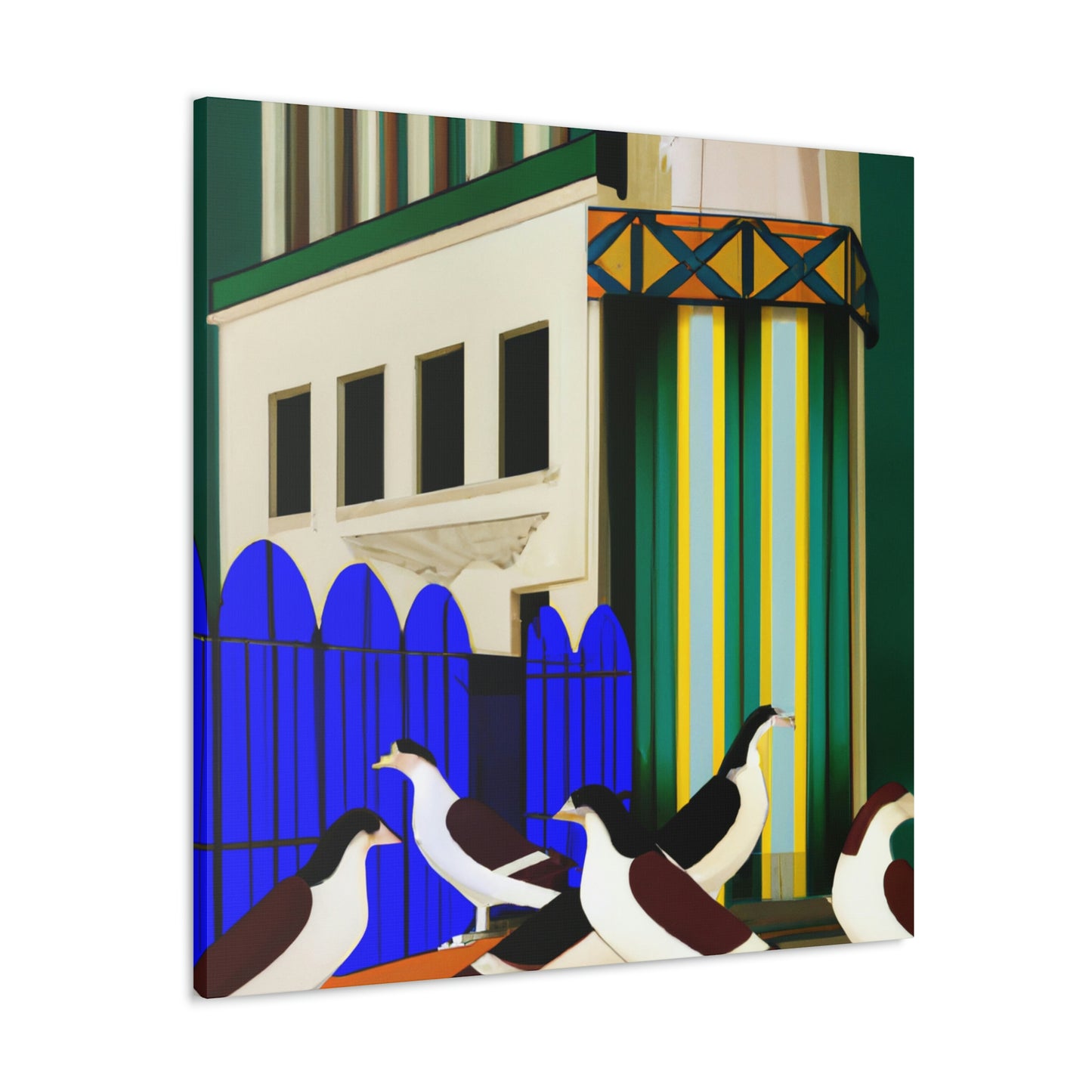 "Pigeon of Jazz Age" - Canvas