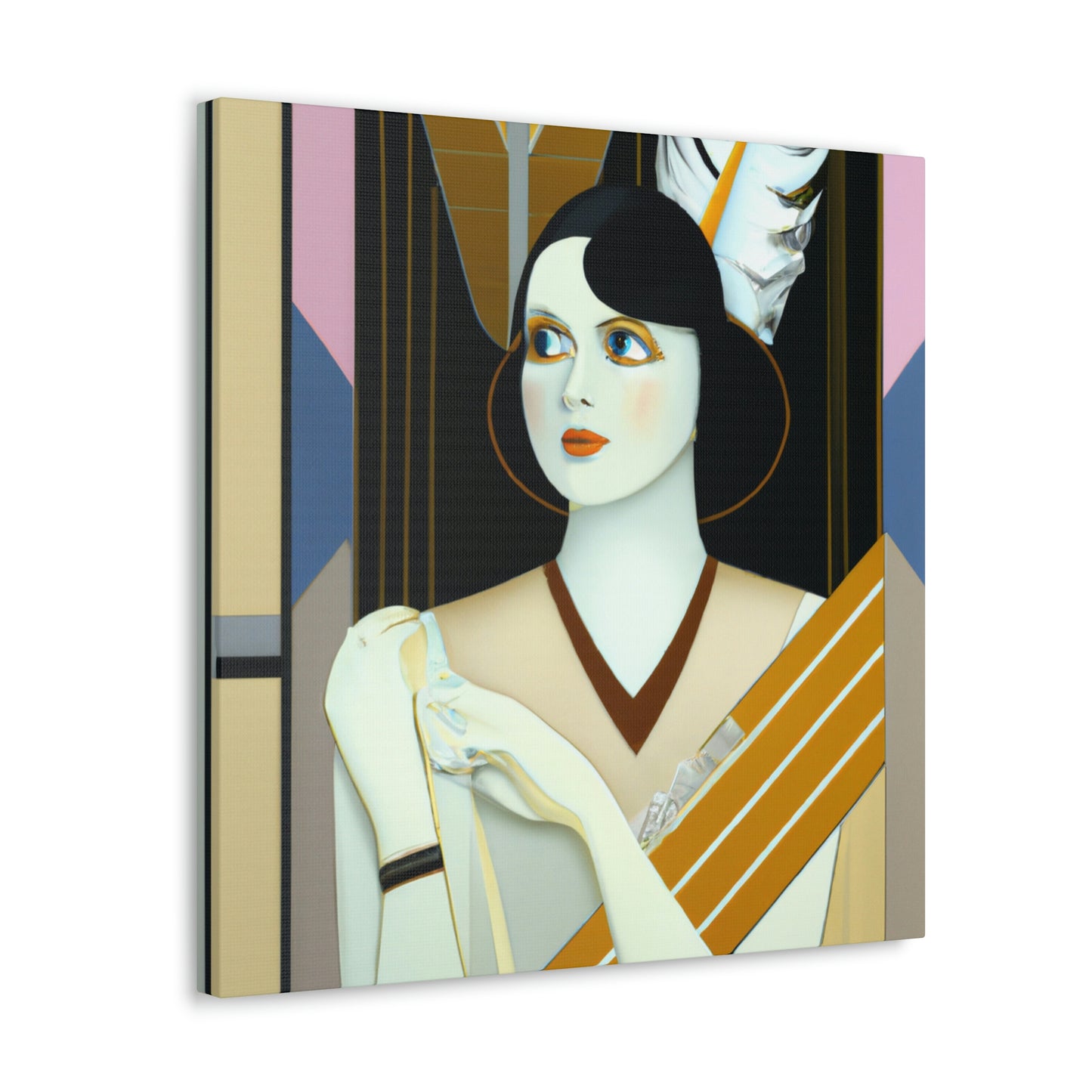 "Colonial Art Deco Dream" - Canvas