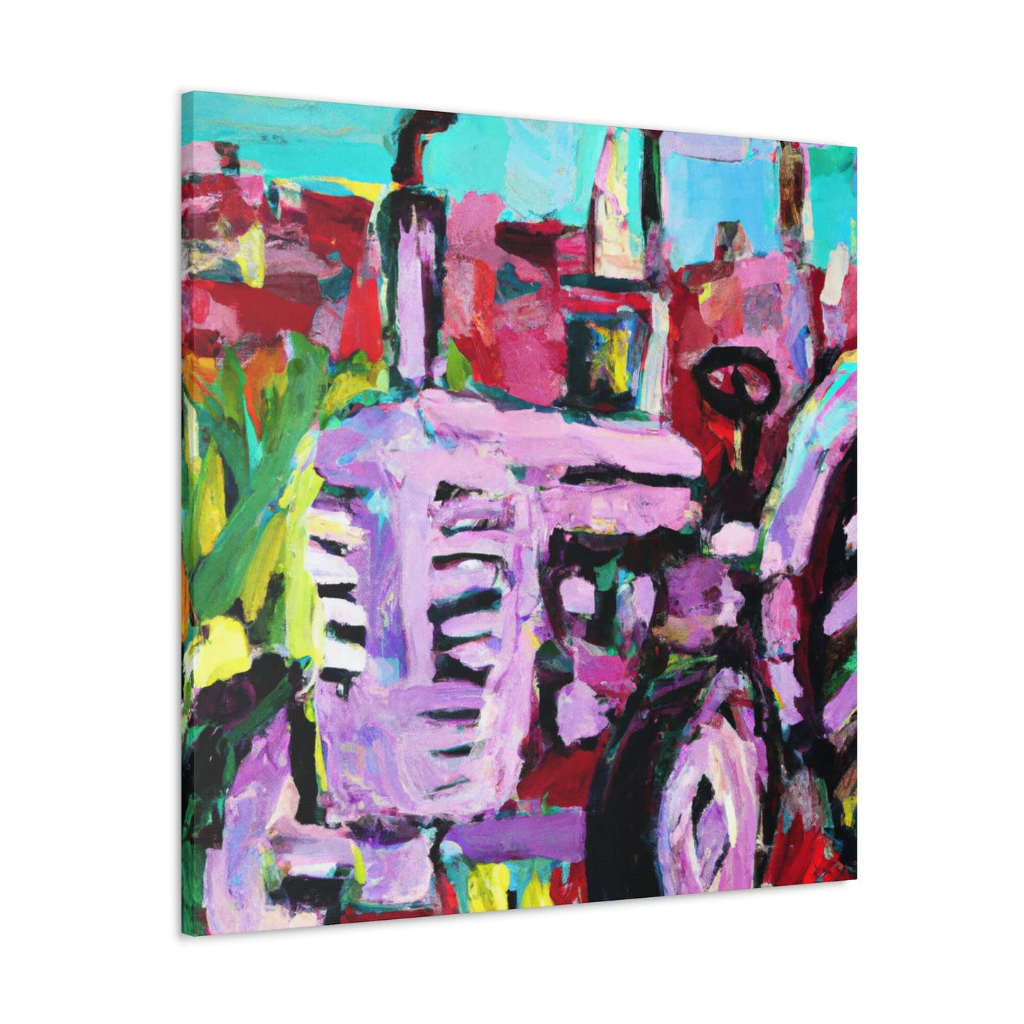 "Tractor of Expressionism" - Canvas