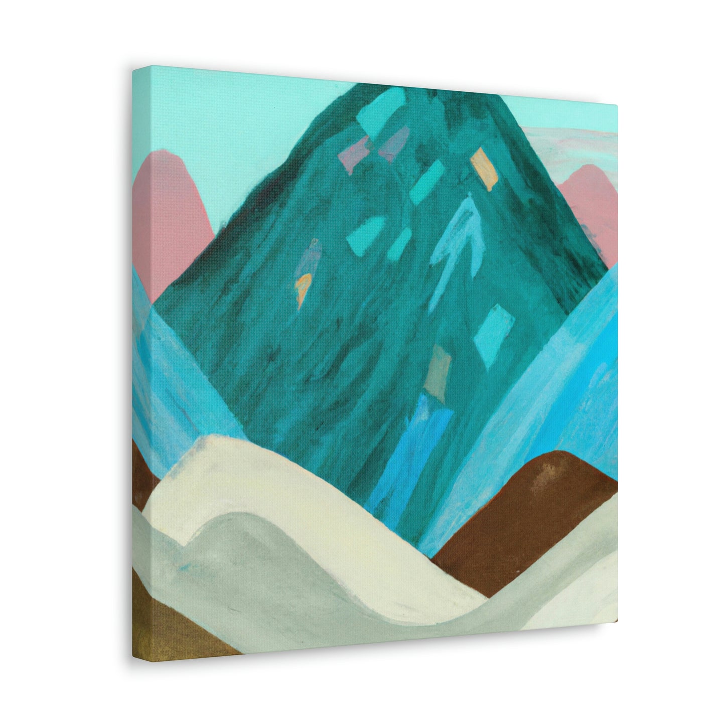 "Mountain Stillness Peaceful" - Canvas