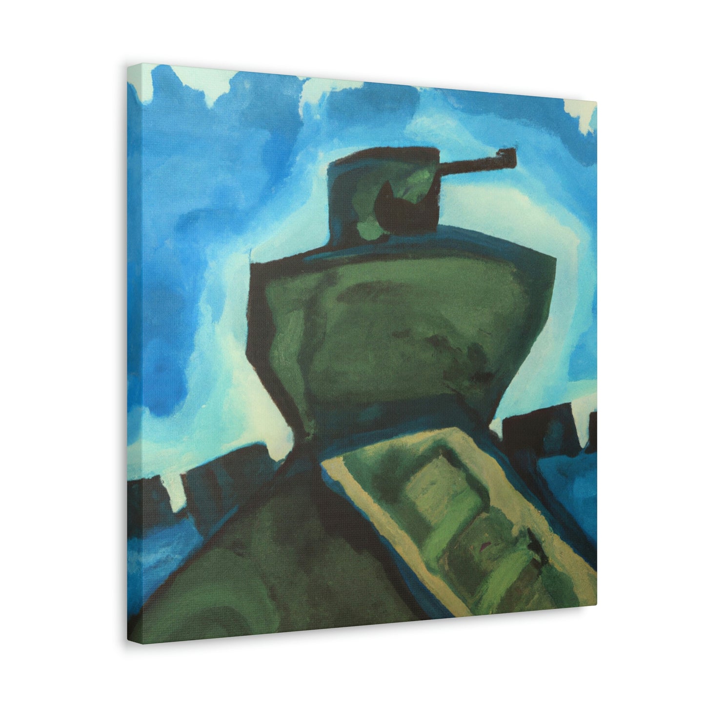 "Tank Turret Abstractions" - Canvas