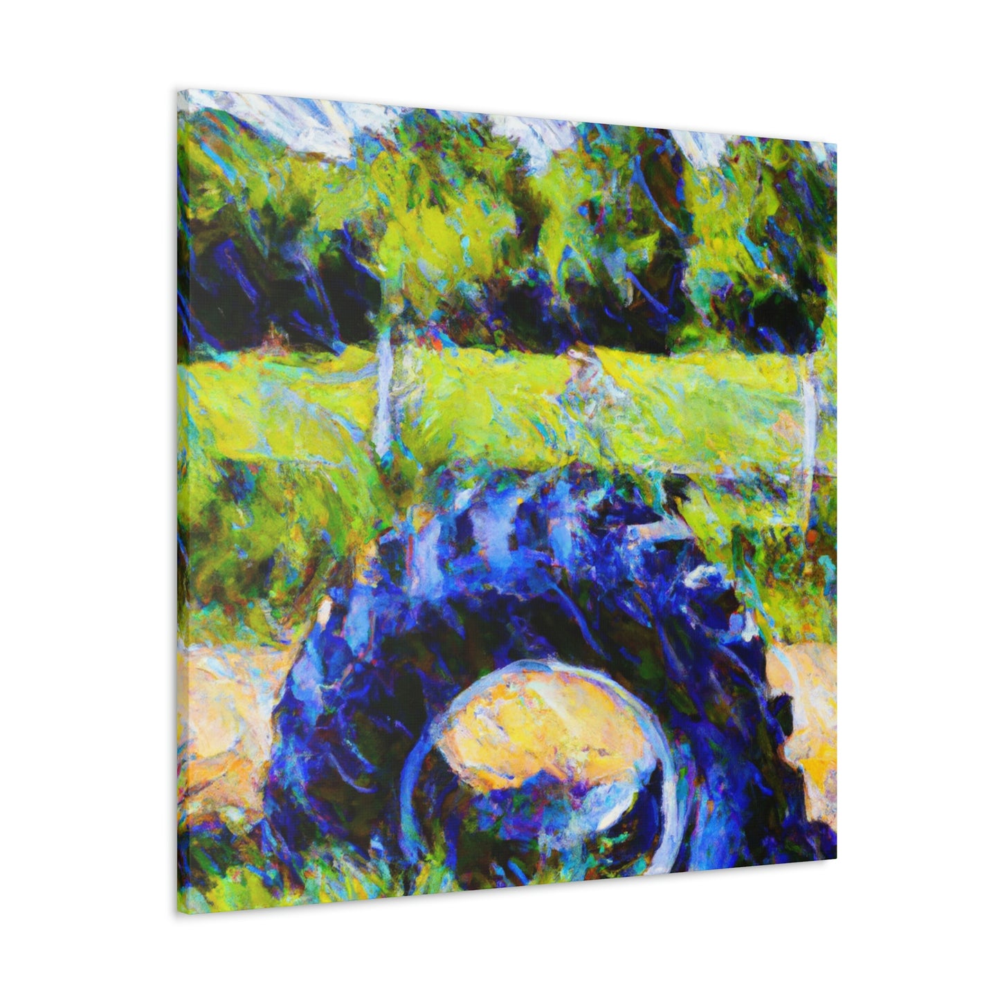 Tire in Impressionism - Canvas