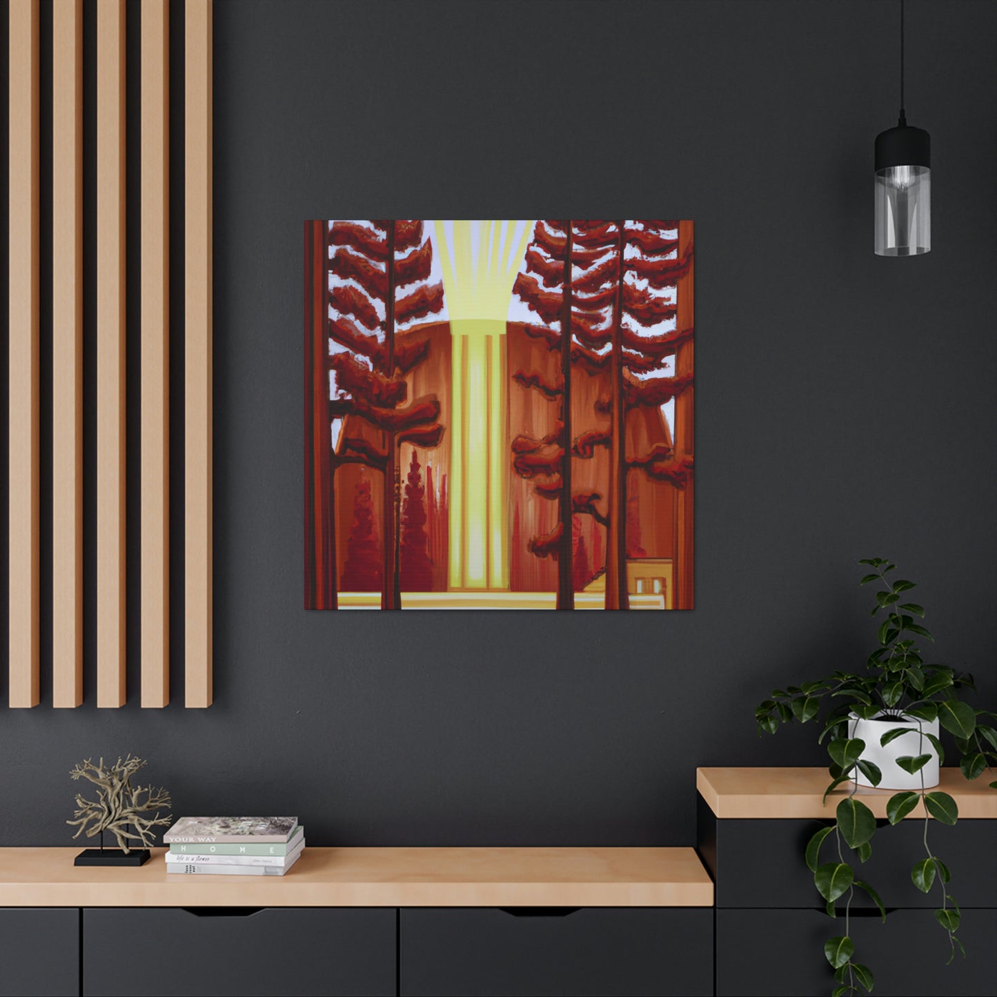 "Redwood Reverie 1920s" - Canvas