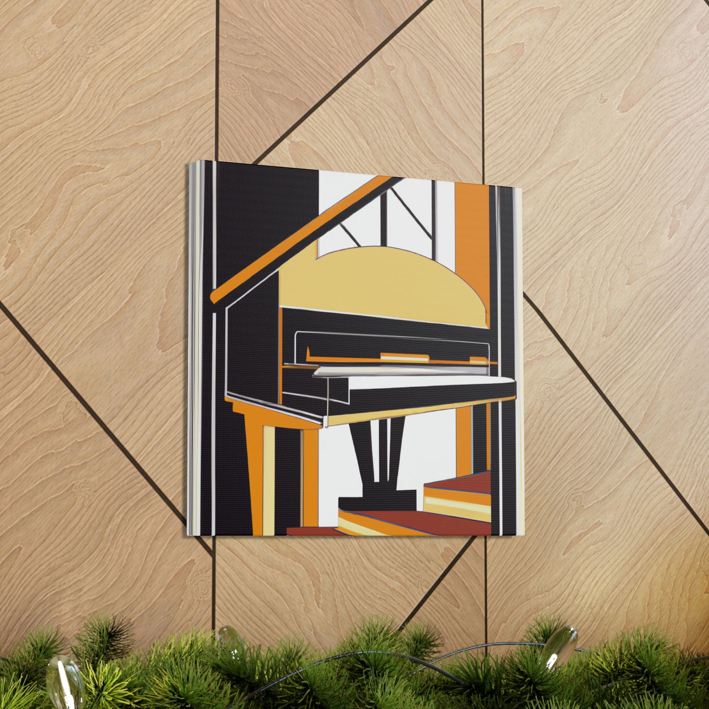 Piano's Artistic Lilt - Canvas