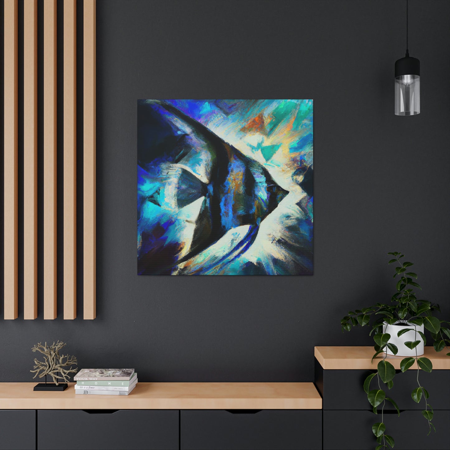 Angelic Fishes Dreaming - Canvas