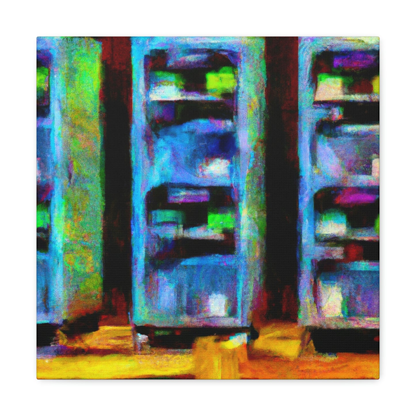 "Digital Tech Impressionism" - Canvas