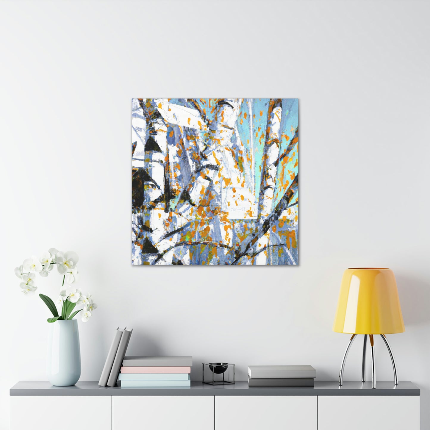 Birch Tree Pop Brilliance - Canvas