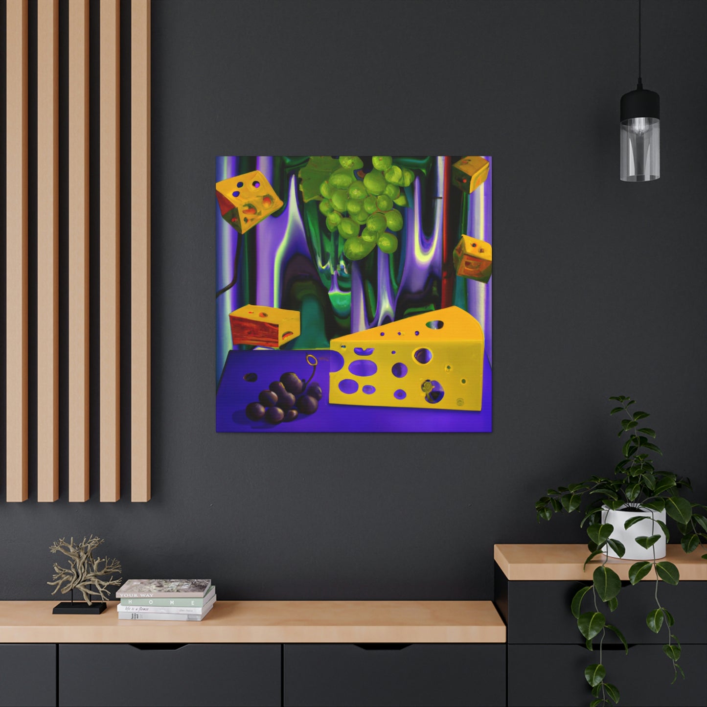 Cheese and Grapes Dream - Canvas