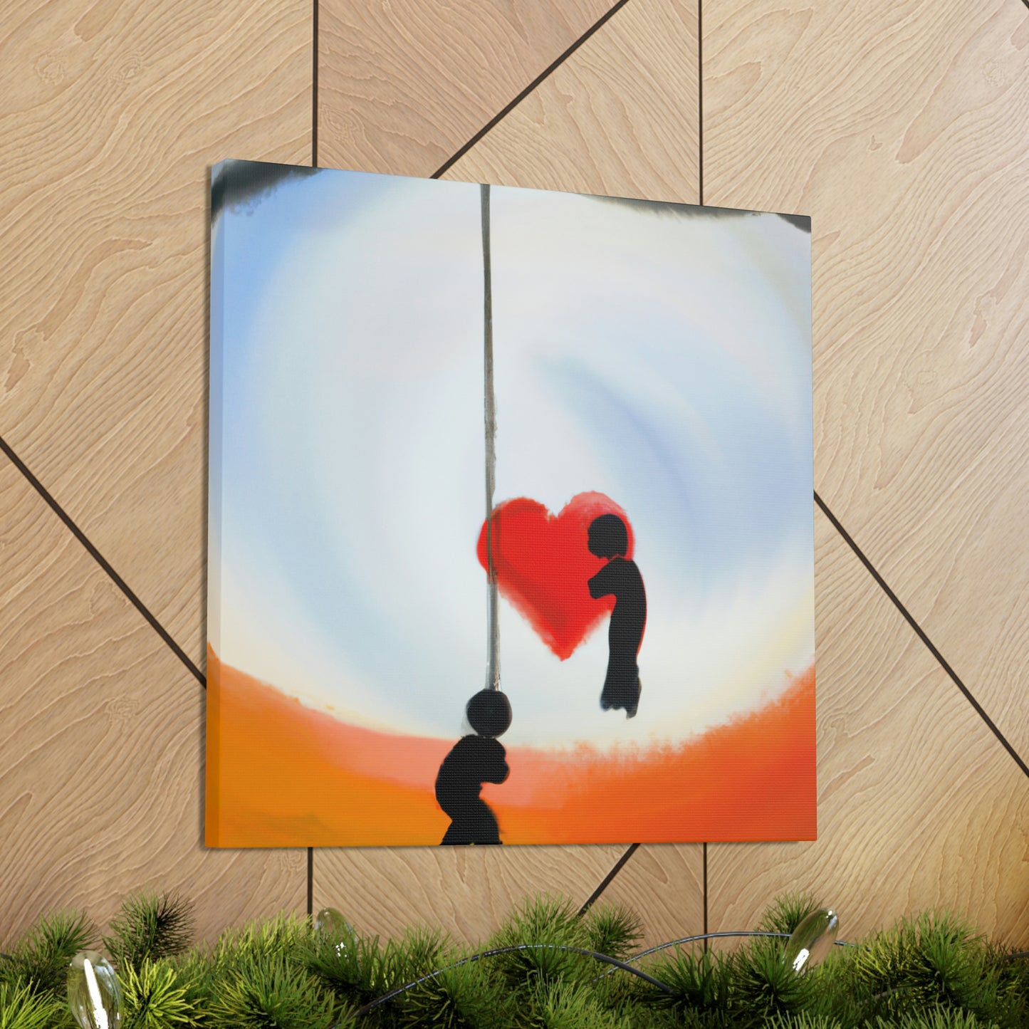 "Love Swings Serenely" - Canvas