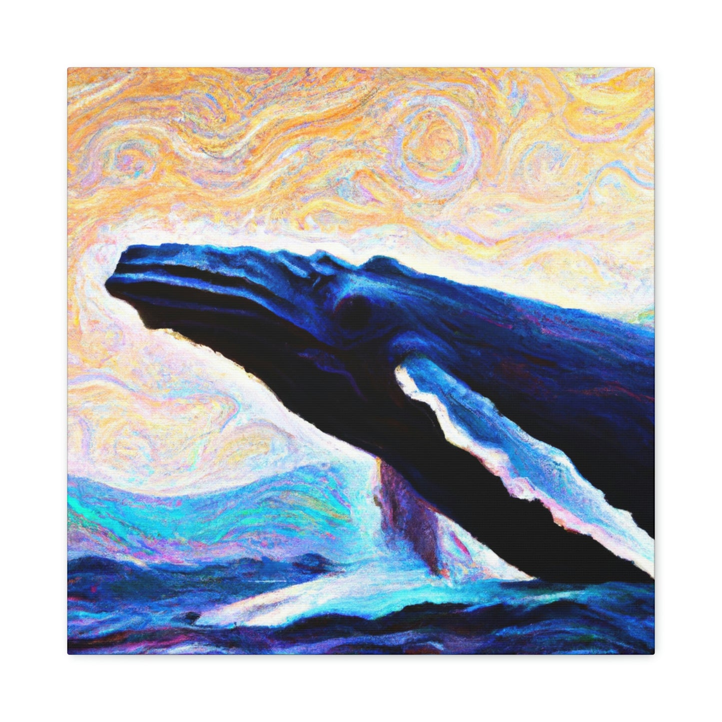 "Humpback Whale Enchantment" - Canvas