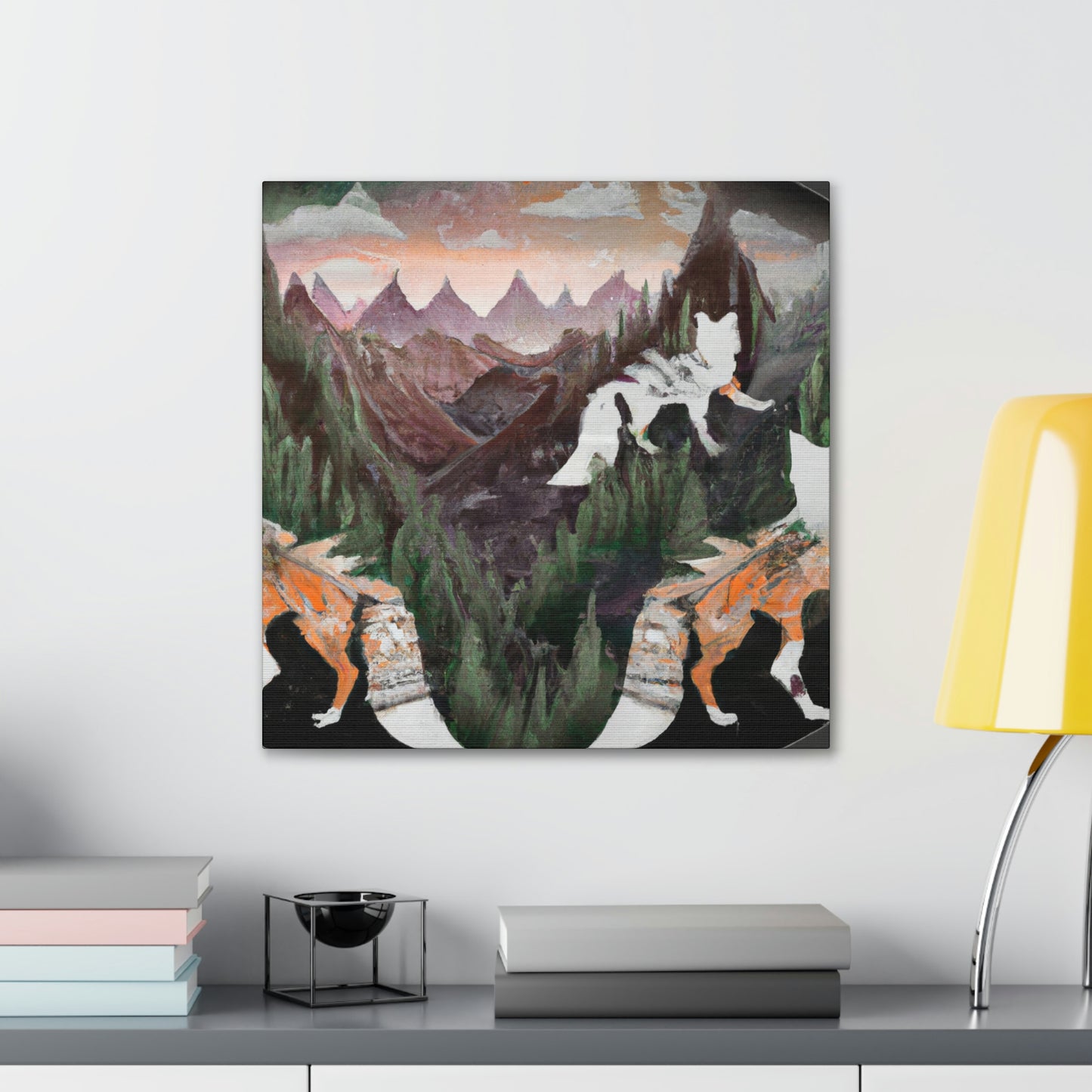 Fox in the Twilight - Canvas