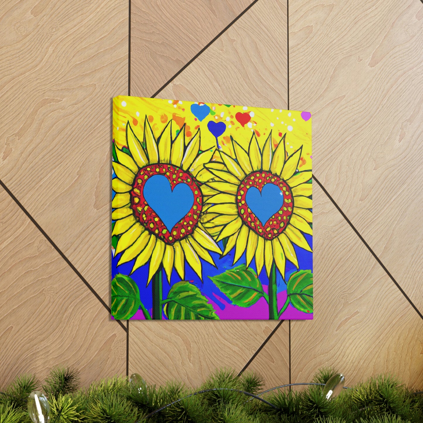 Love in Sunflowers - Canvas