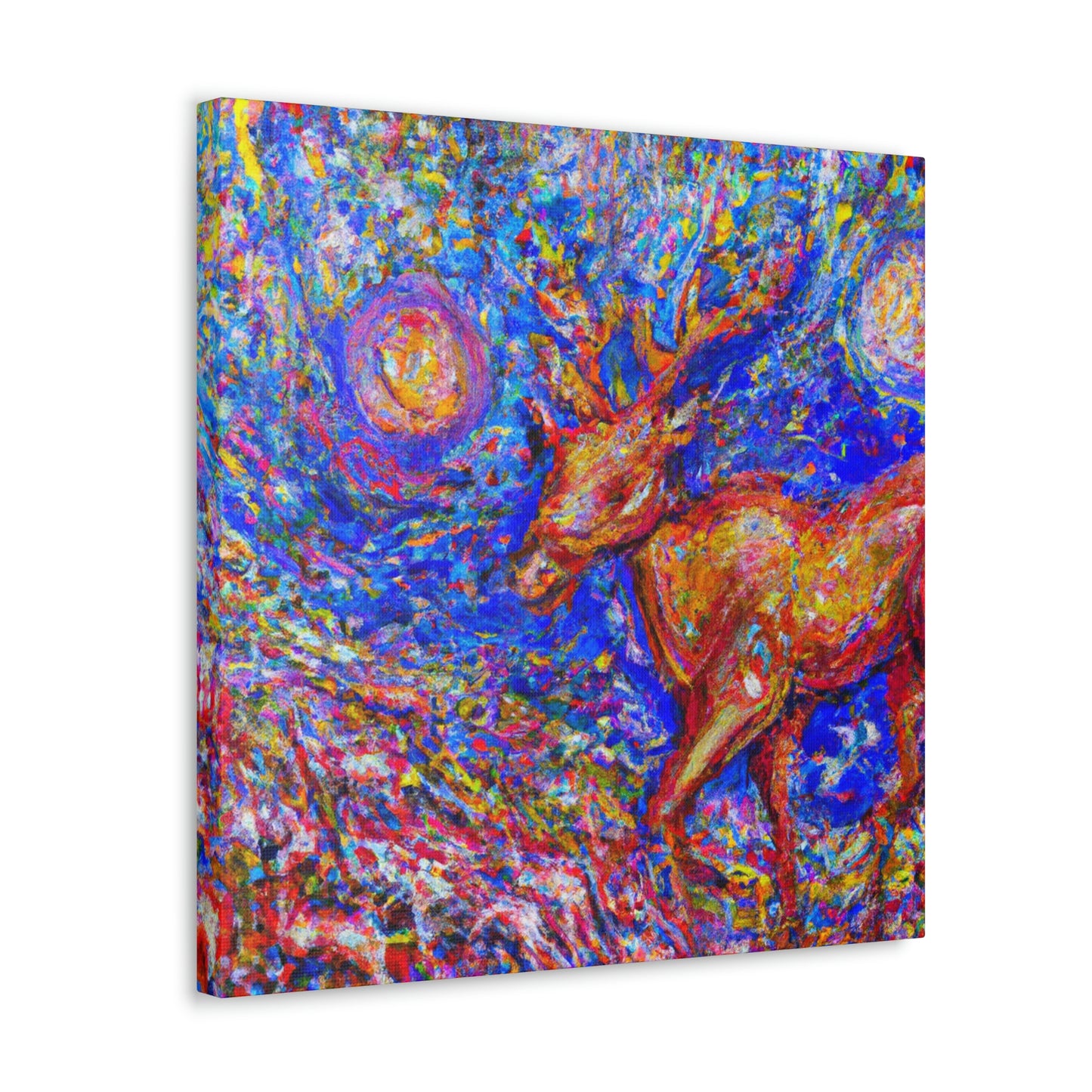 Reindeer in Expressionism - Canvas