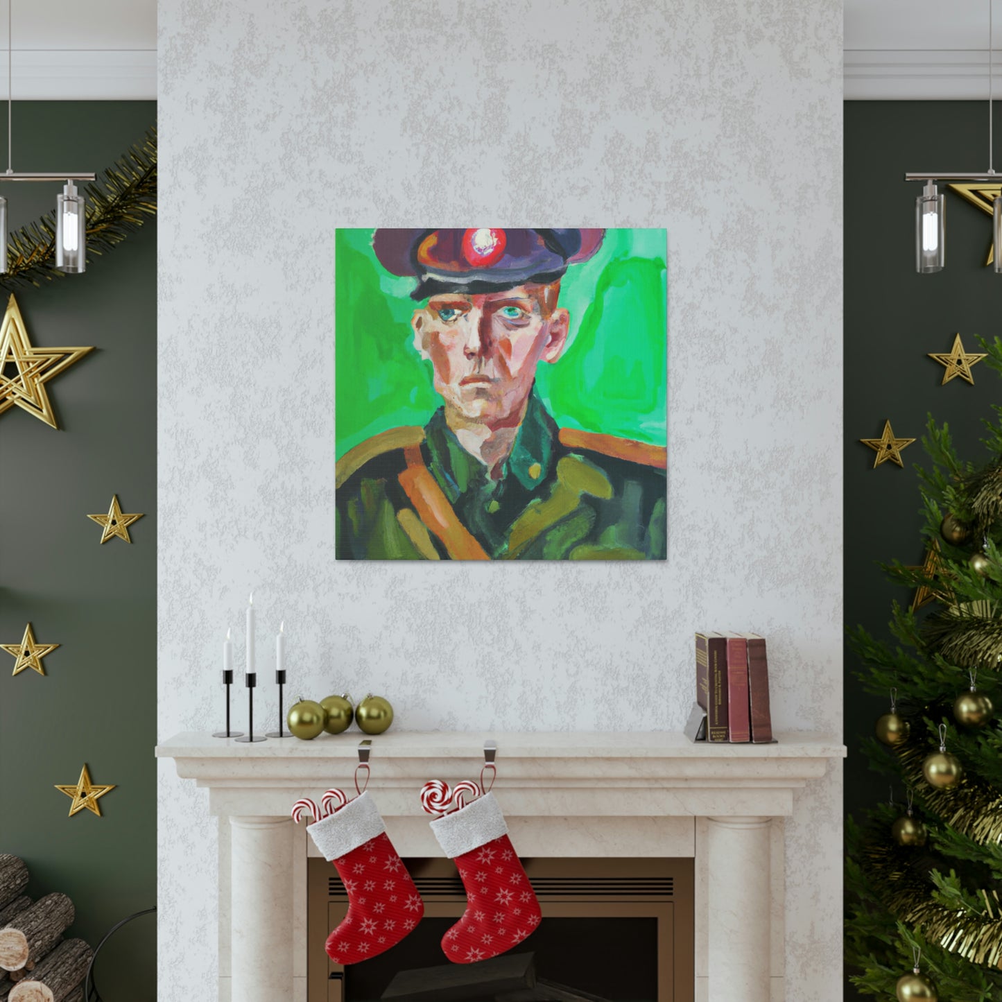 "Supply Sergeant Fauvism" - Canvas