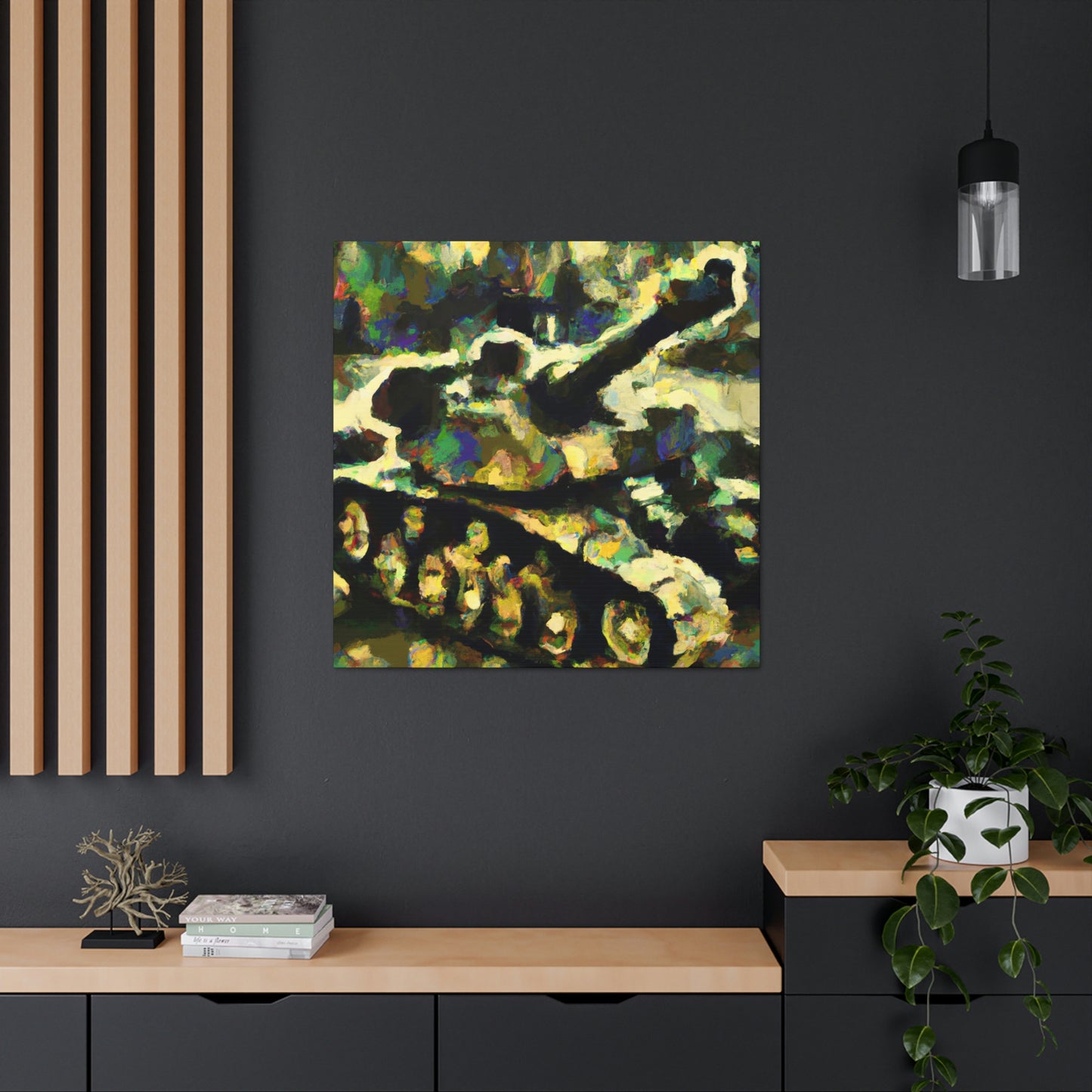 Tank Operator Abstractivism - Canvas