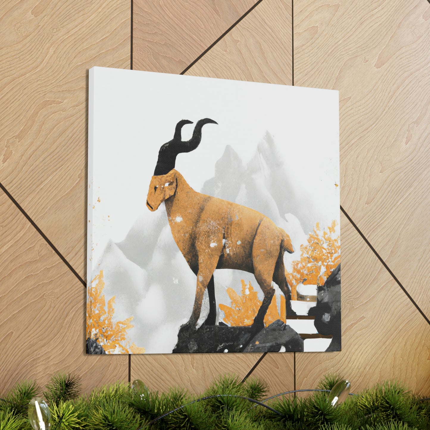 Mountain Goat Splendor. - Canvas