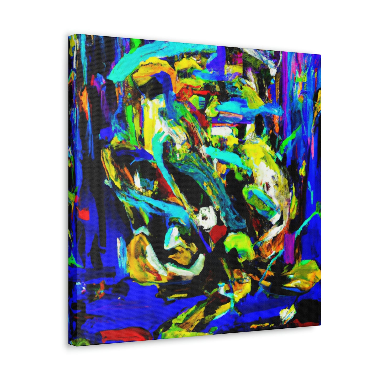 A Blue Symphony Breezes - Canvas