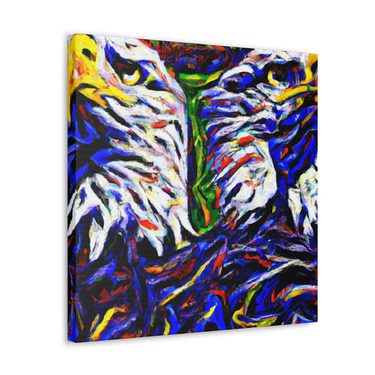 "Bald Eagles In Flight" - Canvas