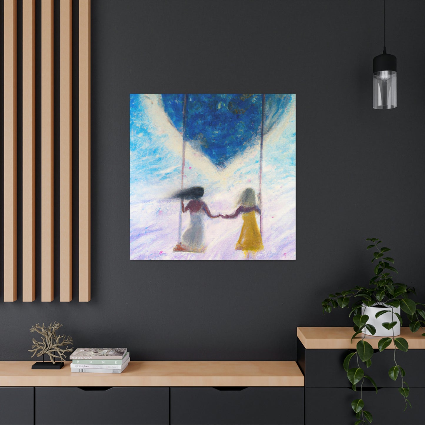 Love Swing Dreamscape - Canvas