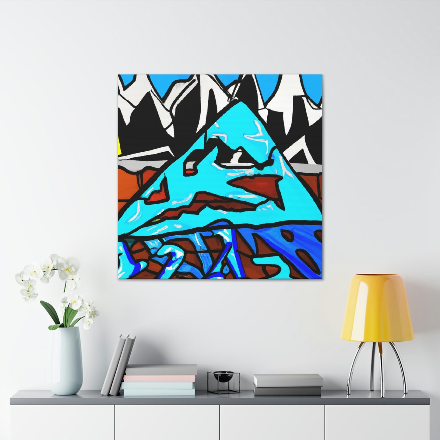 Glacial Majesty Expressed - Canvas