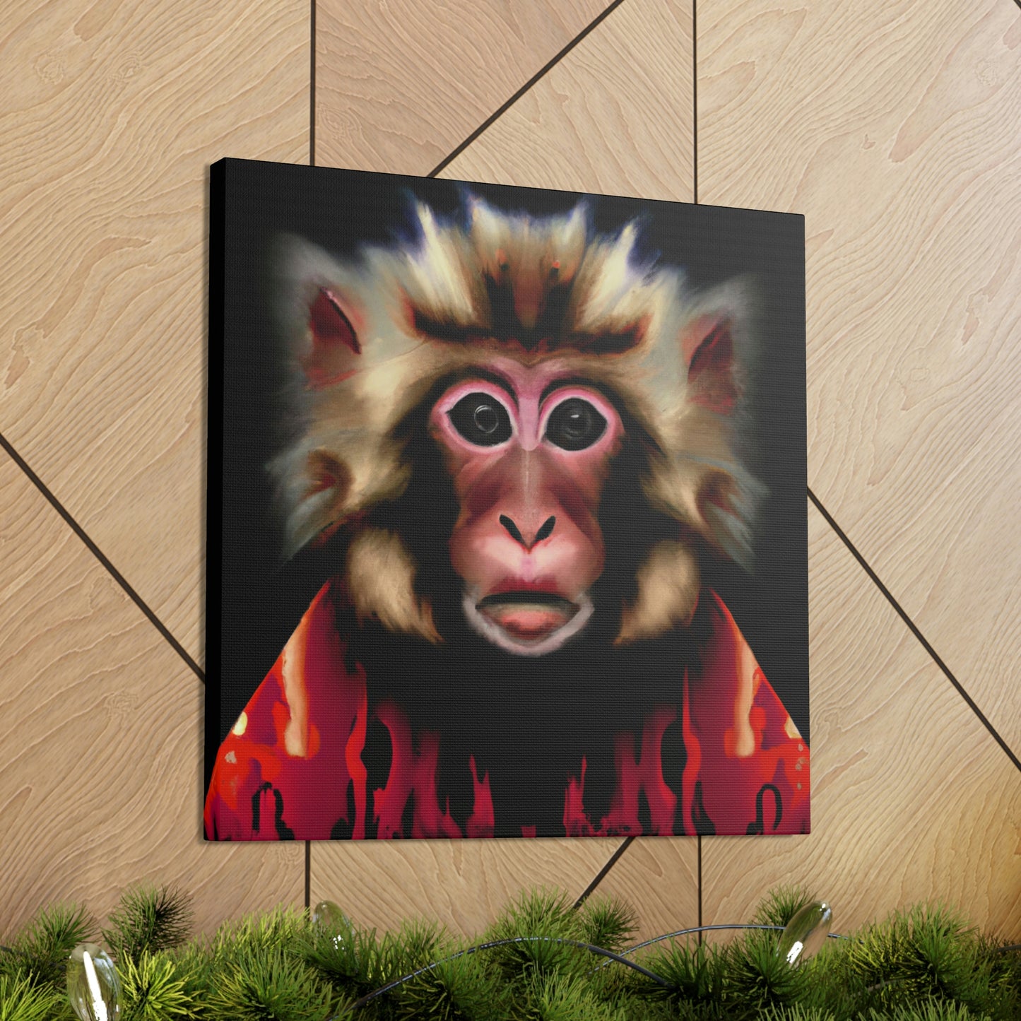 Monkey in Deco style - Canvas