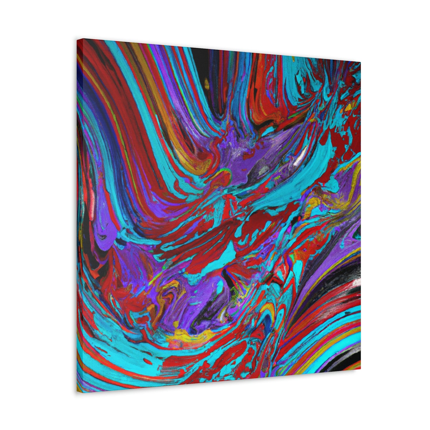 "Dynamic Flowing Melodies" - Canvas