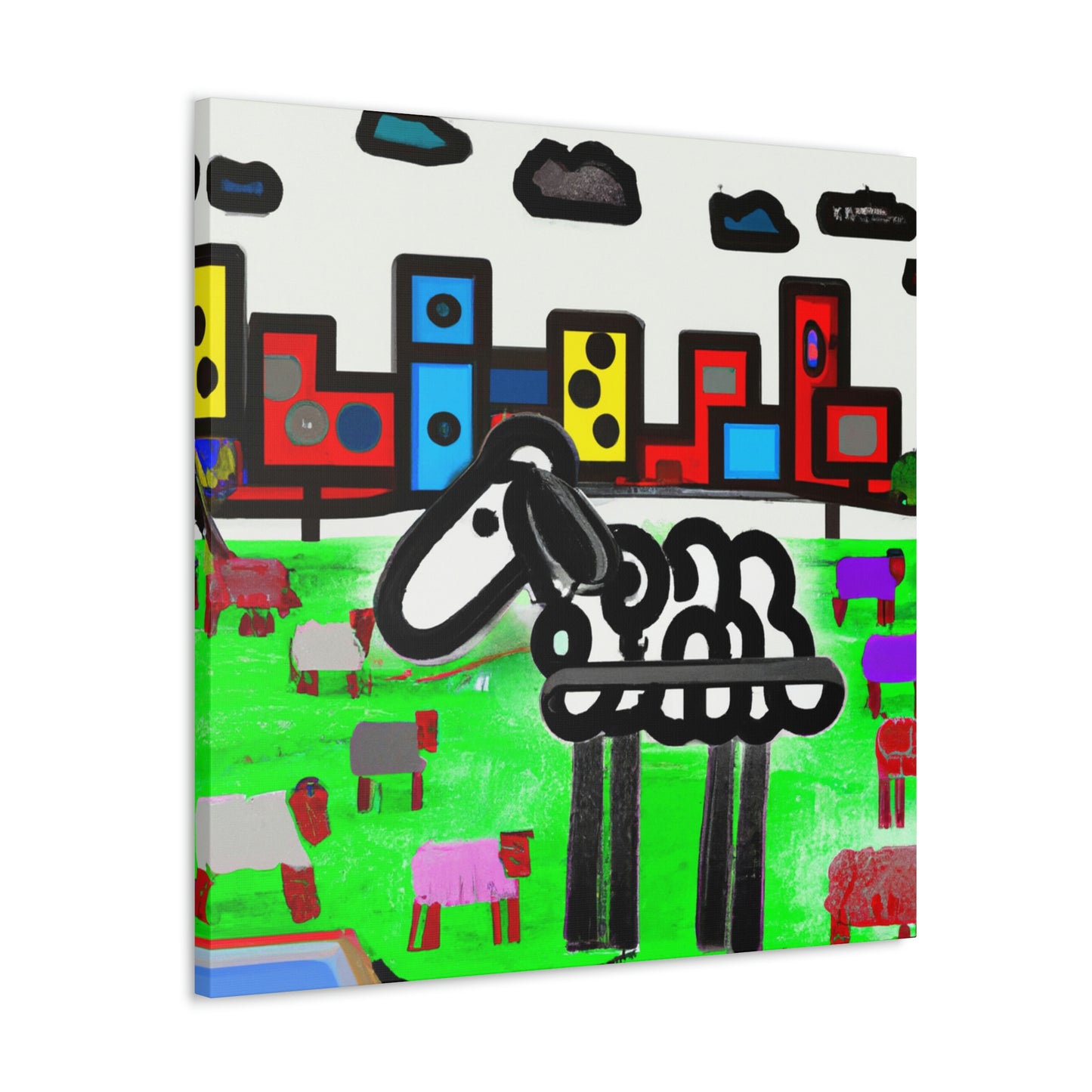 Sheep in Dreamscape - Canvas