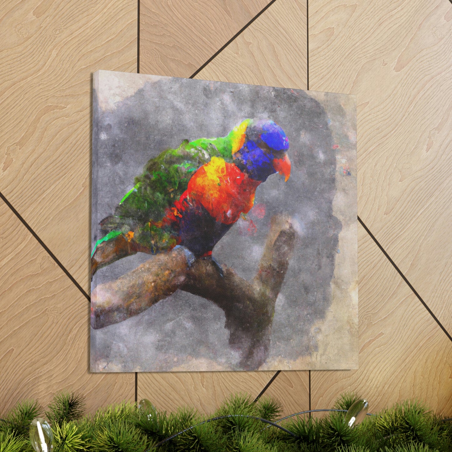 Rainbow Lorikeet Points - Canvas