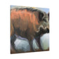 Wild Boar Abstracted - Canvas