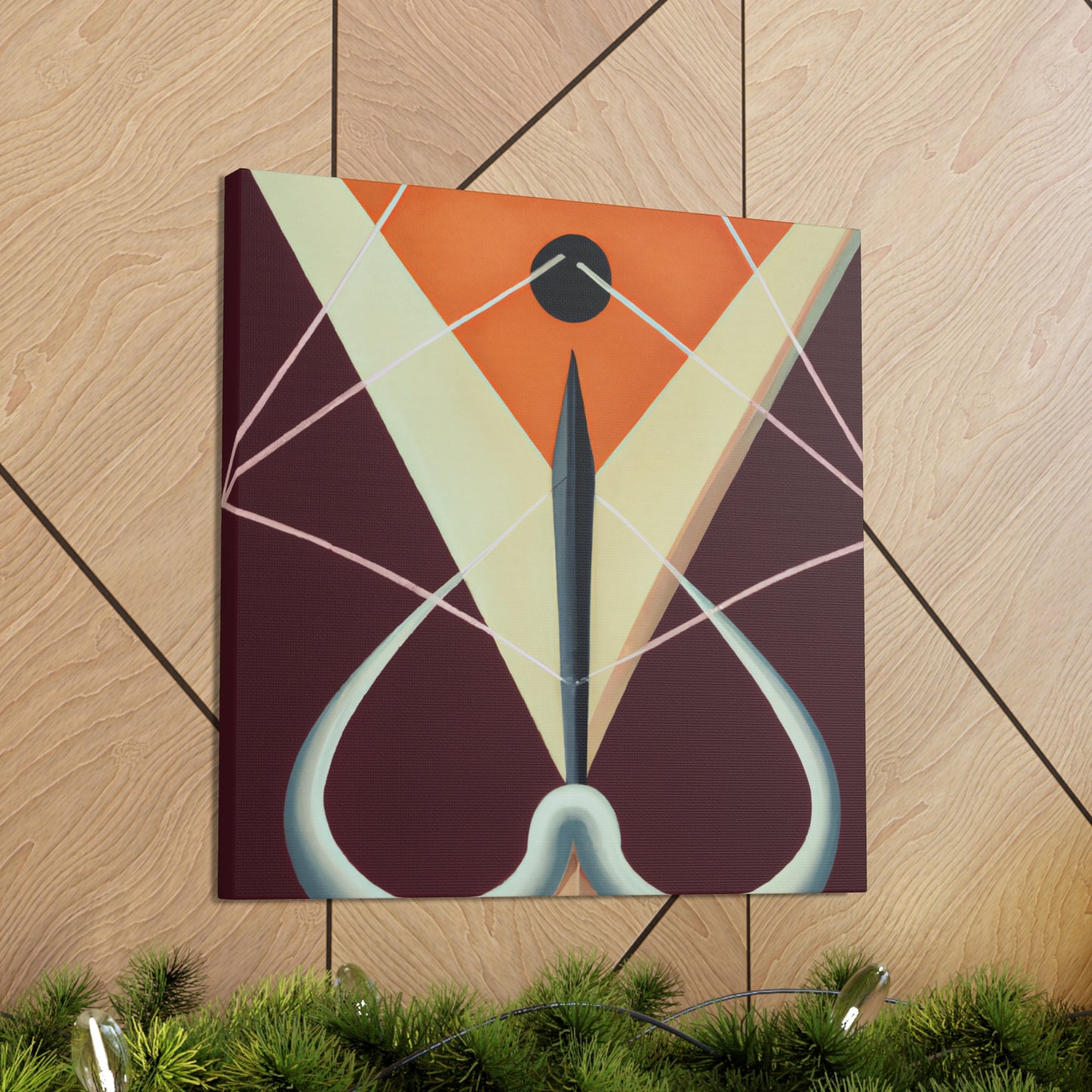 "Gilded Fork Reaching" - Canvas