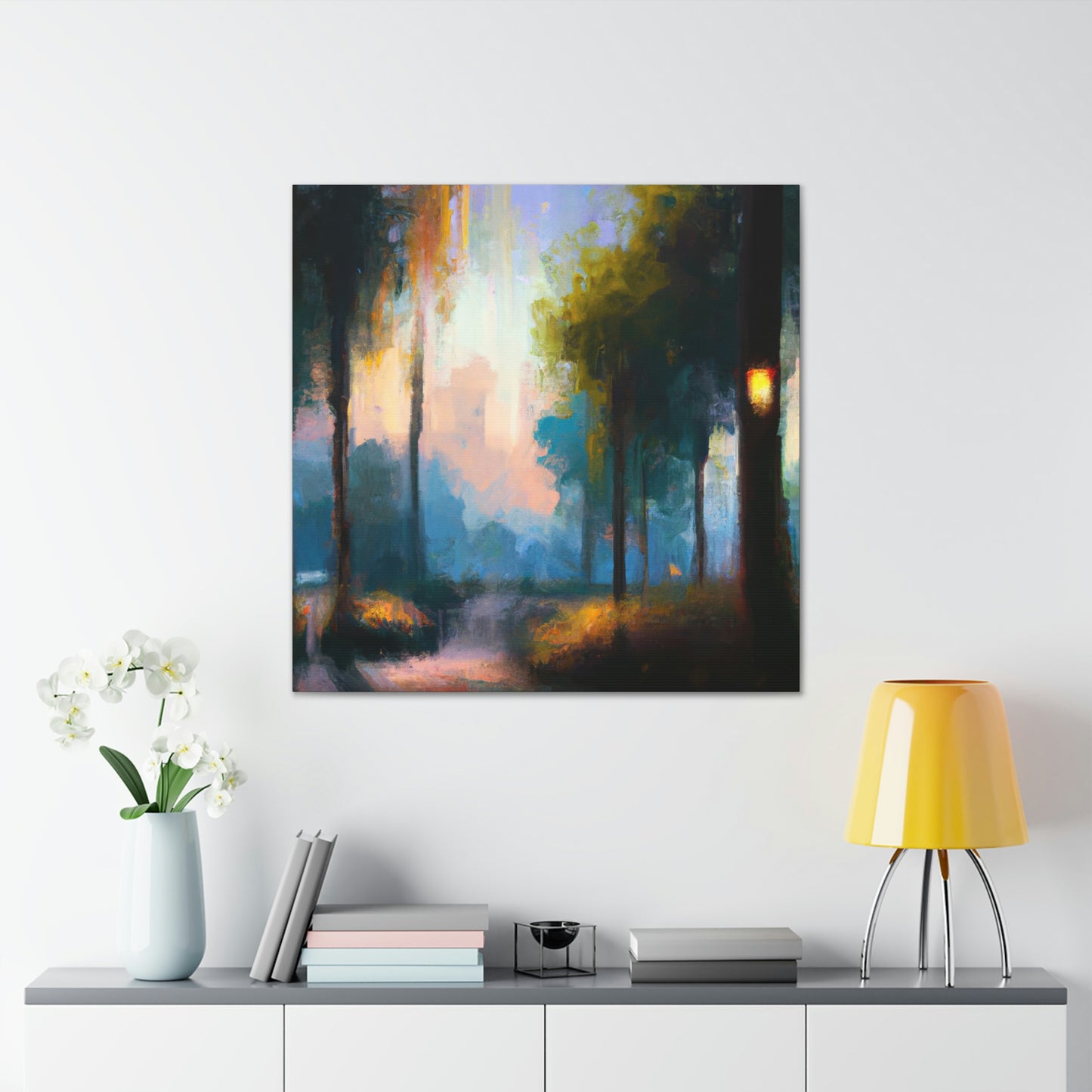 Dreamy Dusk Reflection - Canvas