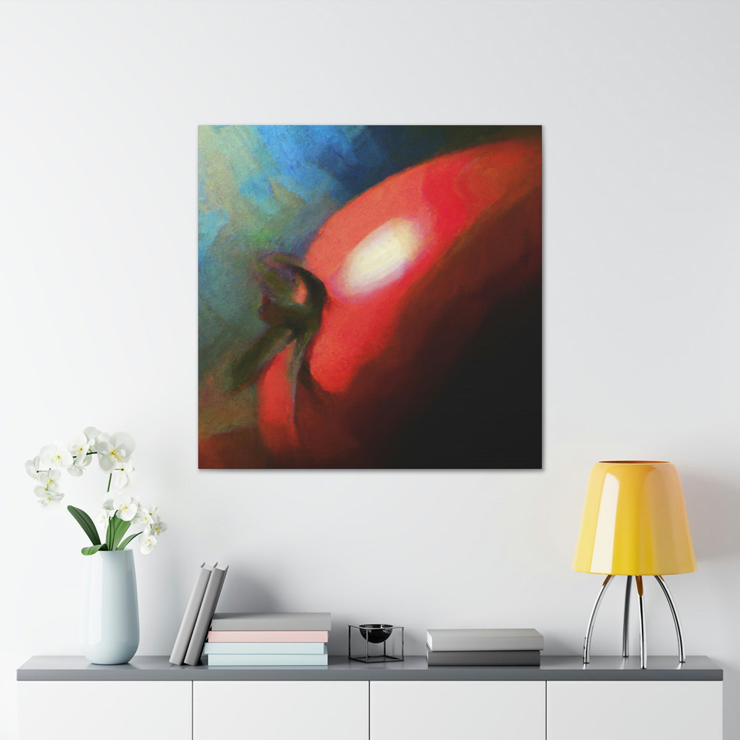 "Tomato in Art Deco". - Canvas