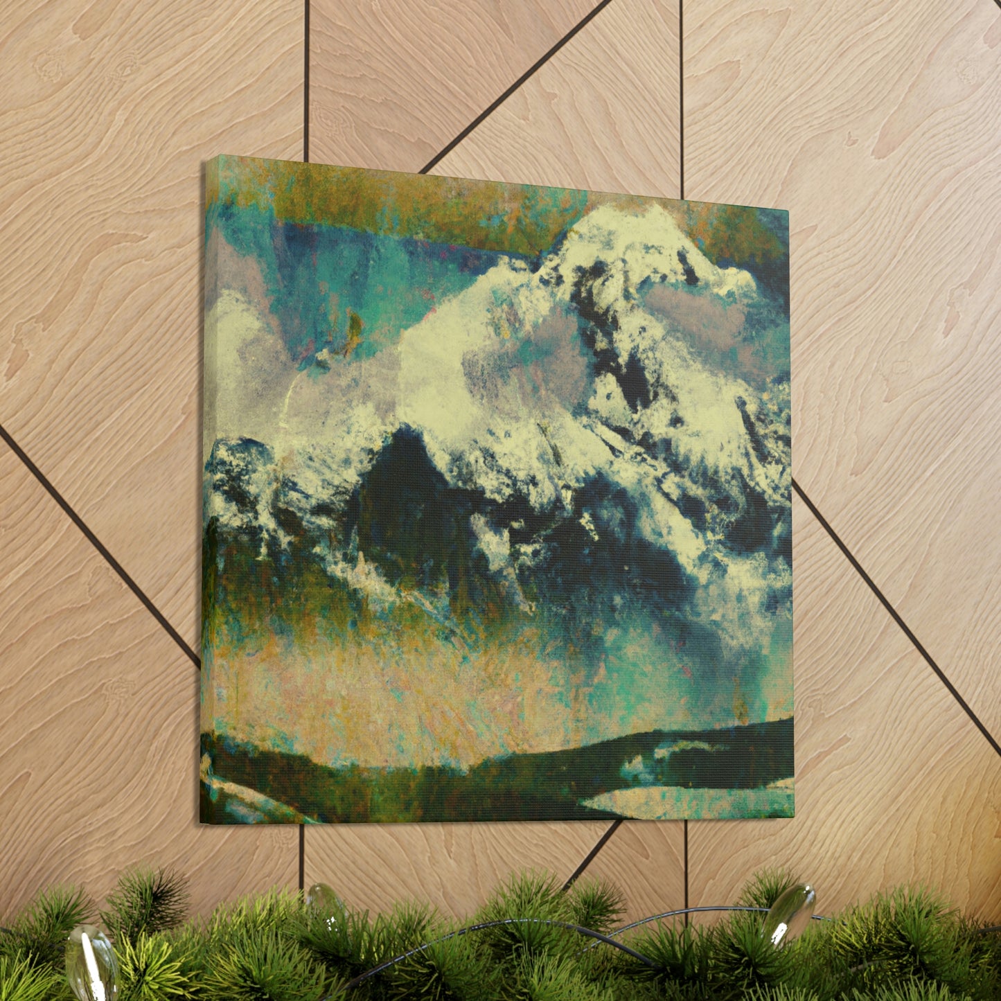 "Mountain Majesty Expressionism" - Canvas