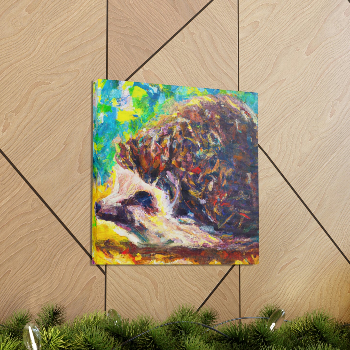 Hedgehogs In Impressionism - Canvas