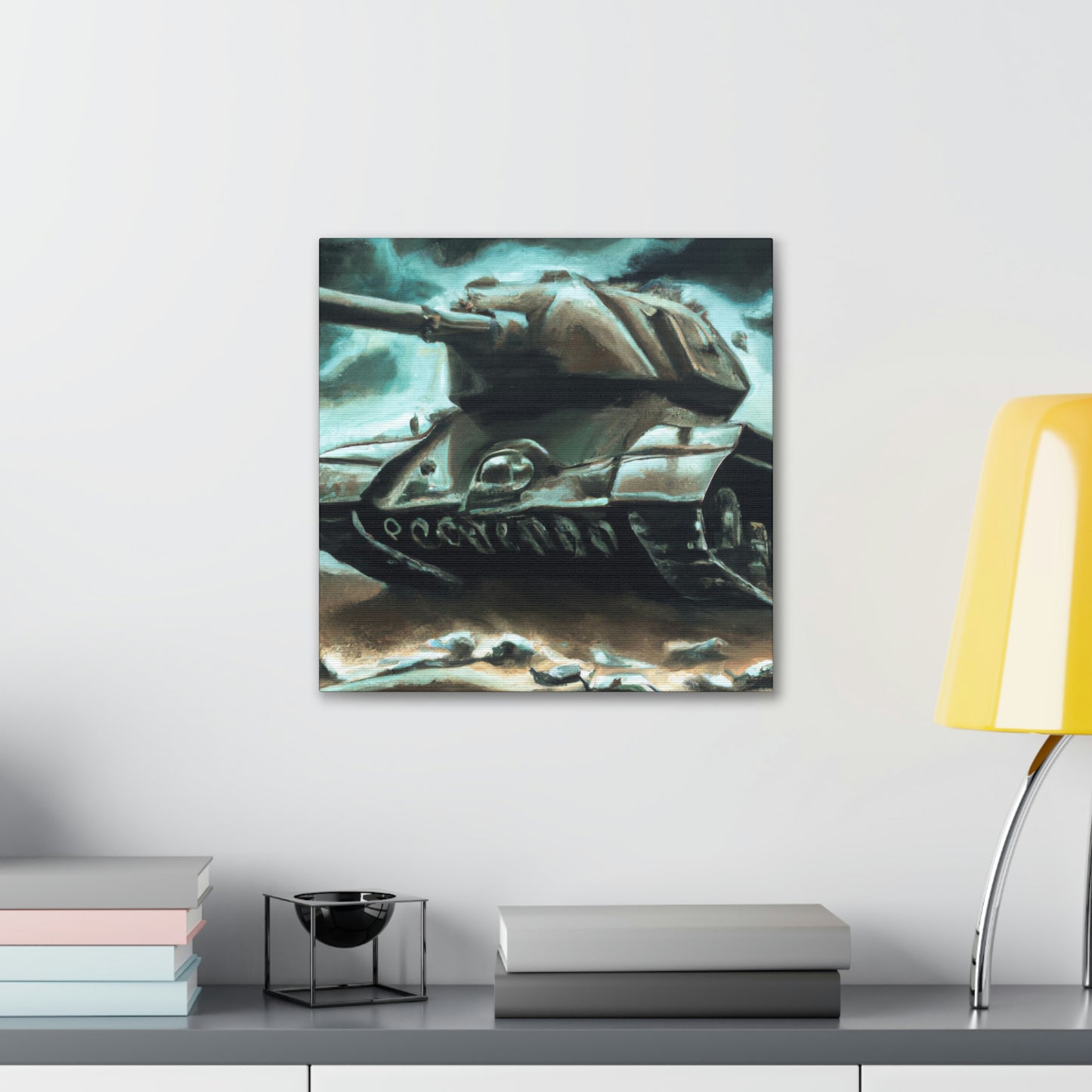 Tank on Fire Dream - Canvas