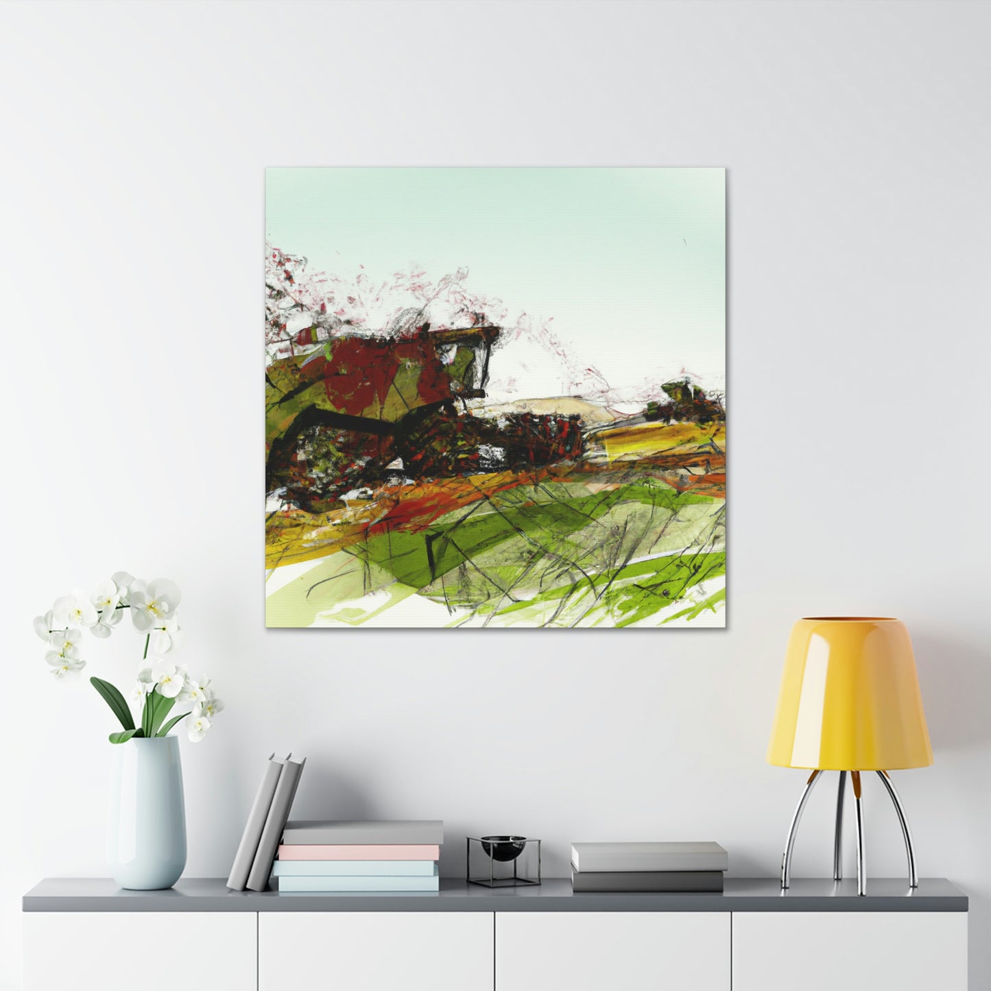 Harvesters in Harvest Time - Canvas