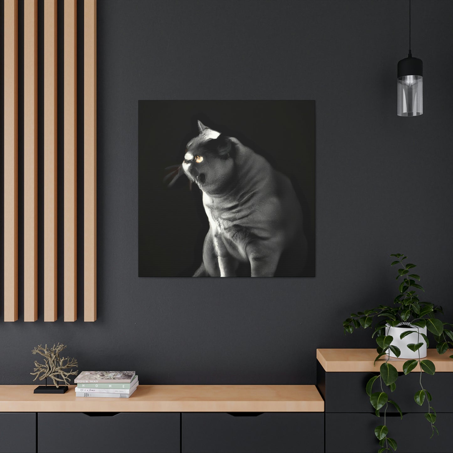 "British Shorthair Slumber" - Canvas