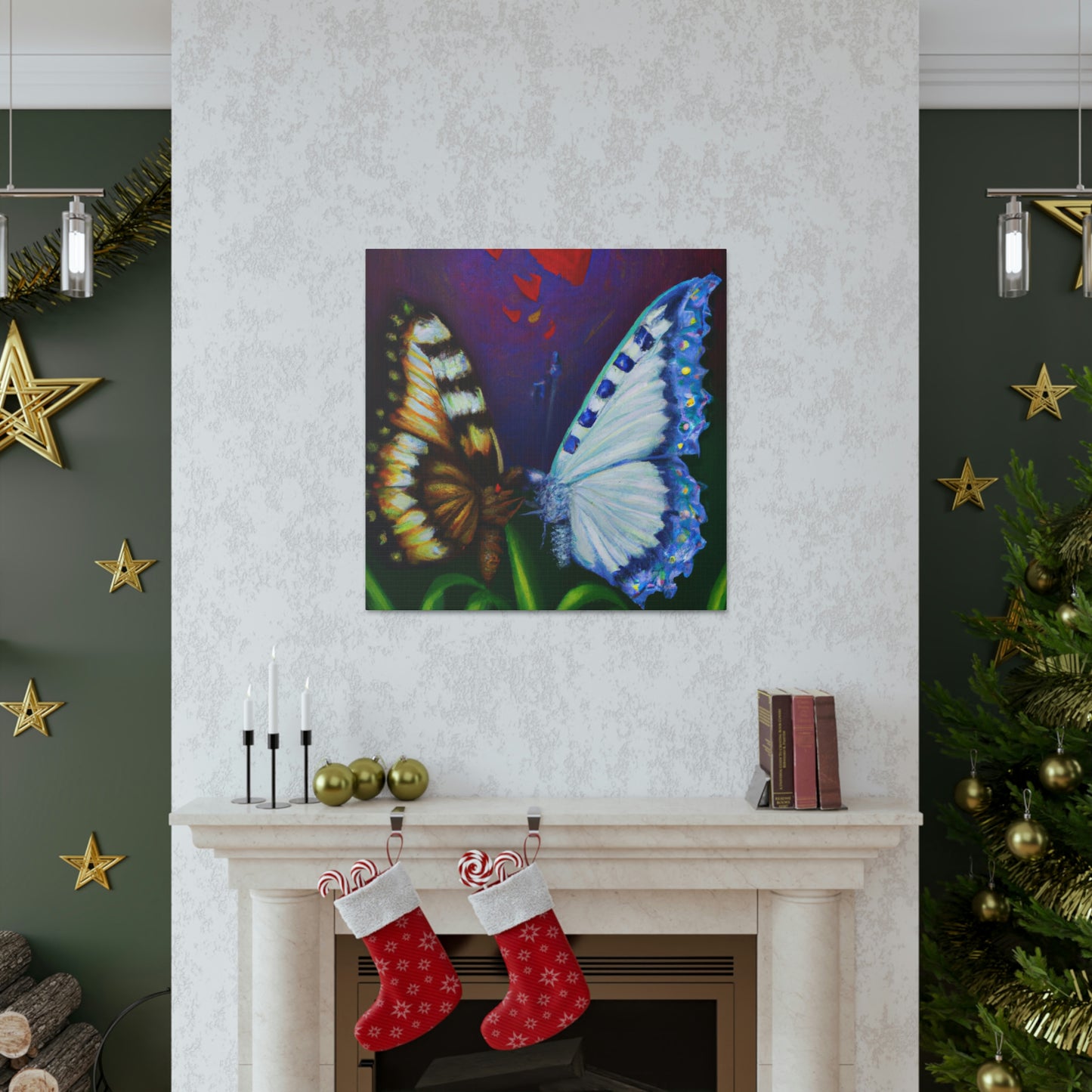 Butterfly Love Kisses - Canvas
