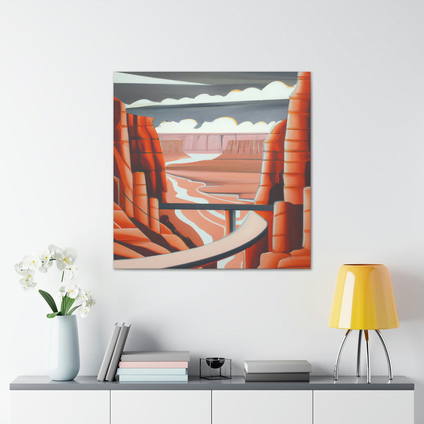 "Canyon of Art Deco" - Canvas