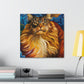 Maine Coon Majesty - Canvas