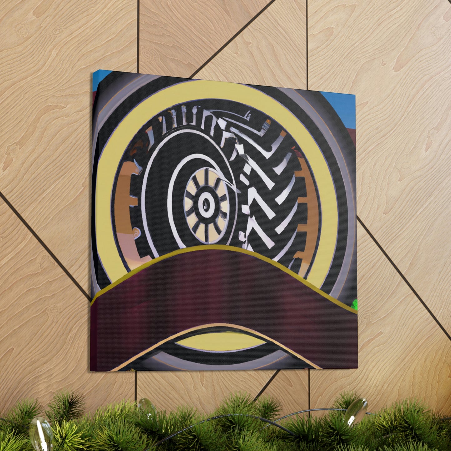 Tractor Tire Surrealism - Canvas