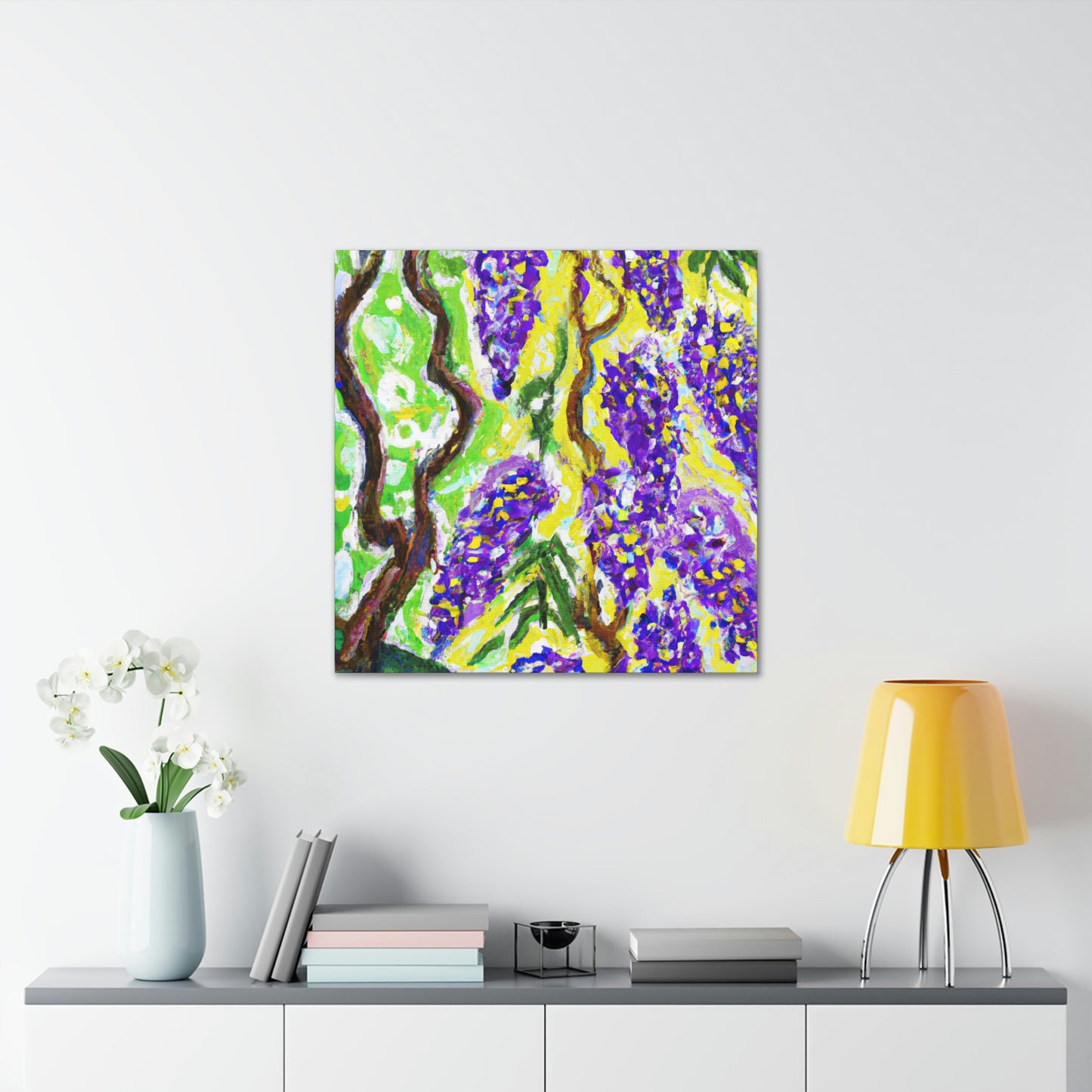 "Wisteria Eden Bloomed" - Canvas