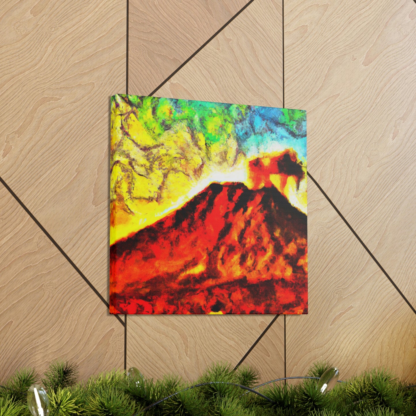 Volcanic Eruption Beauty - Canvas