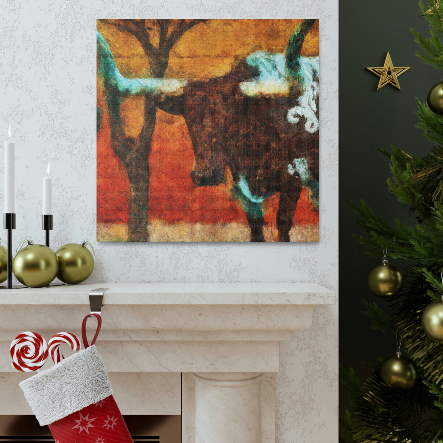 Texas Longhorn Power - Canvas