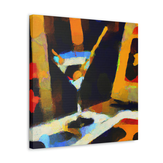 Martini Moment Illuminated - Canvas