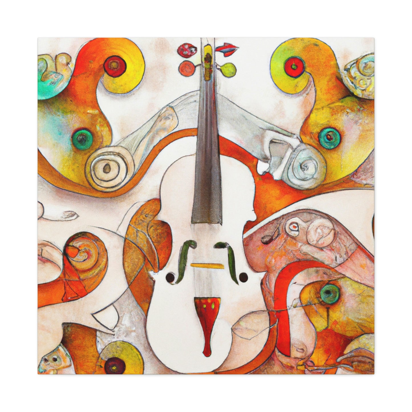 Vibrant Violin Melody - Canvas