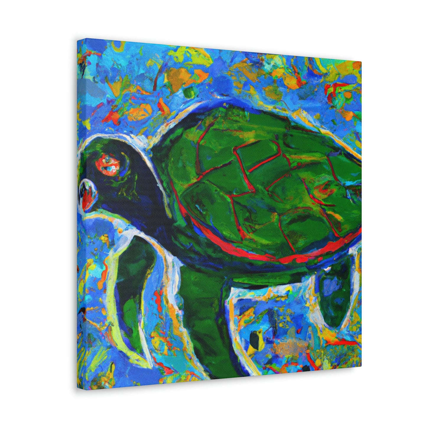 "Sea Turtle Emergence" - Canvas